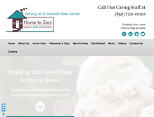 Tablet Screenshot of hometostayhc.com